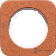 Рамка
R.1,  1 пост,   цвет - кожа,  белый глянцевый,  кожа