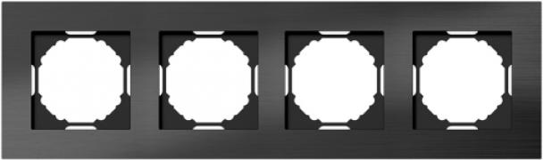Donel A07 Natural Чёрный Алюминий Рамка 4-ая