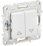 IEK Skandy Белый Выключатель для жалюзи без фиксации