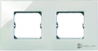 РамкаSimon 27 neos, 2 поста, цвет - слоновая кость, пластмасса