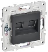 IEK Skandy Титан Розетка Компьютерная 2-ая RJ45 Cat.5e (UTP)