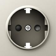 Donel A07 Матовый Кашемир Накладка Розетки с/з со шторками