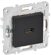 IEK Skandy Черный Розетка HDMI