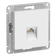 Atlas Design Белый Розетка компьютерная 1-ая RJ45, кат.6a (FTP)