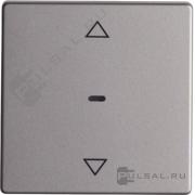 Кнопка для вставки жалюзи
Q.1,  Q.3,  Q.7,  без фиксации,   цвет - алюминий бархат