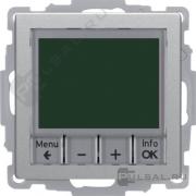 Терморегулятор 10А, НО-контакт, 230В
Q.1,  Q.3,  Q.7,  клавишный,  датчик t° воздуха (встроенный),  с возможностю подключения датчика t° пола,  с таймером,   цвет - алюминий бархат