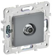 IEK Skandy Серый Розетка TV оконечная