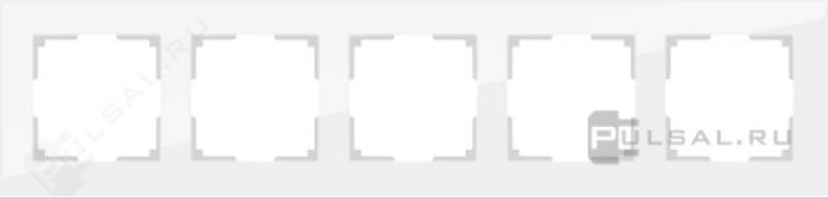 Рамкa
Favorit,  5 постов,   цвет - белый матовый,  стекло