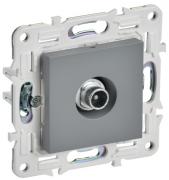 IEK Skandy Серый Розетка TV проходная