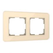 Рамкa
Elite,  2 поста,   цвет - айвори,  стекло