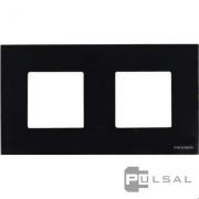 Рамка
Zenit,  2 поста,   цвет - черное стекло,  стекло