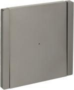 IEK Fortepiano Сталь Выключатель 1-клавишный с подсветкой