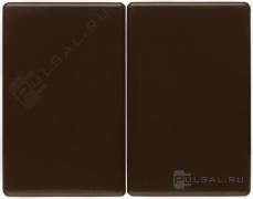 КлавишиArsys, двухклавишный, без подсветки, цвет - коричневый глянцевый