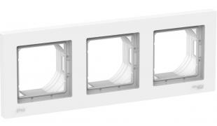 Atlas Design Aqua Белая Рамка 3-ая IP44