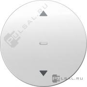 Кнопка для вставки жалюзи
R.1,  R.3,  R.8,  без фиксации,   цвет - белый глянцевый