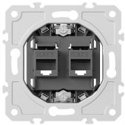 Механизм розетки RJ11 + RJ11
A07 NATURAL,  A07,  A07 WAVE,  S08,  двойная