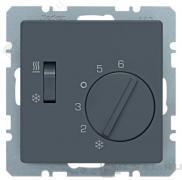 Терморегулятор воздуха помещений 5А, ПК-контакт, 230В
Q.1,  Q.3,  Q.7,  поворотный,  датчик t° воздуха (встроенный),  без таймера,   цвет - антрацит бархат