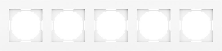 Donel A07 Белый глянцевый Рамка 5-ая