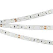 Светодиодная лента RT-B60-10mm 24V Red (14.4 W/m, IP20, 5060, 5m) (Arlight, Открытый)
Аrlight,   длина - 5м,   ширина - 10мм,  350Лм/м,   мощность - 14Вт/м,   цвет свечения  - красный,   напряжение - 24 ВВ,  smd 5060,  008817(2) ARL
