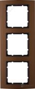 Рамкa
B.3,  3 поста,   цвет - коричневый,  антрацит матовый,  металл