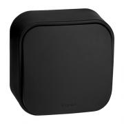 Legrand Quteo Матовый черный Выключатель 1-кл