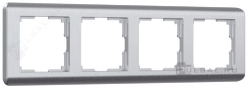 Рамкa
Stream,  4 поста,   цвет - серебряный,  пластмасса