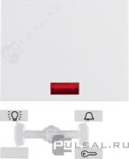 Клавиша
K.1,  одноклавишный,  с подсветкой,  с индикацией,   цвет - белый глянцевый