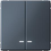 ArtGallery Грифель Выключатель 2-кл с подсветкой