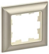 IEK Brite DECOR Шампань 3D-форма Рамка 1-ая