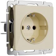 Розетка
Alumax,  Split,  Slab,  Senso,  Baguette,  Acrylic,  Platinum,  Elite,  Snabb,  Stream,  Flock,  Stark,  Fiore,  Favorit,  Diamant,  Aluminium,  Antik,  Metallic,  со шторками,  с заземлением,  одинарная,  винтовые клеммы,   цвет - айвори акрил