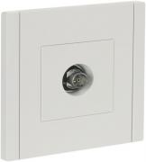 IEK Fortepiano Белый Розетка TV оконечная