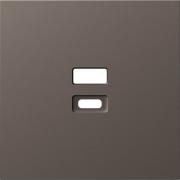 Накладка для розетки USB
S08,  USB type-C 5V,  USB type-A 5V,  двойная,   цвет - мокко