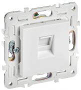 IEK Skandy Белый Розетка Компьютерная 1-ая RJ45 Cat.5e