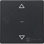 Кнопка для вставки жалюзи
Q.1,  Q.3,  Q.7,  без фиксации,   цвет - антрацит бархат