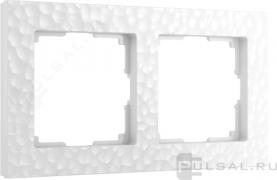 Рамкa
Hammer,  2 поста,   цвет - белый,  пластмасса
