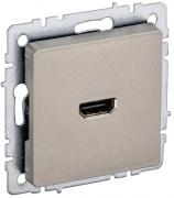 IEK Brite Base Шампань Розетка HDMI