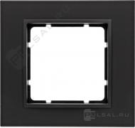 Рамкa
B.7,  1 пост,   цвет - антрацит матовый,  антрацит матовый,  пластмасса