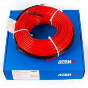Деви Нагревательный кабель двужильный DEVIflex 18T, длинна - 105 м., мощность - 1880 Вт., под плитку, керамогранит, для подогрева труб, ступеней, тротуаров, для подогрева почвы