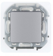 Legrand Inspiria Алюминий Переключатель 1-кл IP44