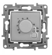 Legrand Inspiria Алюминий Регулятор теплого пола с датчиком 16A, датчик t° пола (внешний)