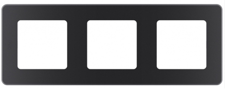 Legrand Inspiria Антрацит Рамка 3-ая
