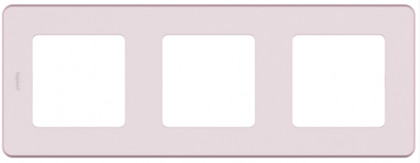 Legrand Inspiria Розовый Рамка 3-ая