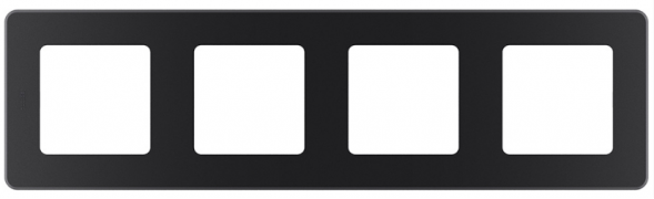 Legrand Inspiria Антрацит Рамка 4-ая