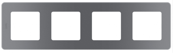 Legrand Inspiria Дымчатый Рамка 4-ая