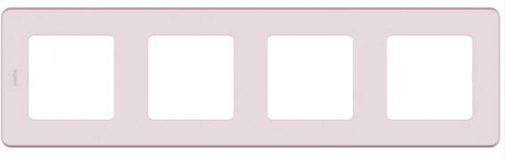 Legrand Inspiria Розовый Рамка 4-ая