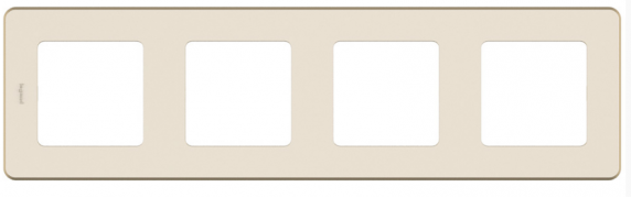 Legrand Inspiria Слоновая кость Рамка 4-ая