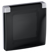 Legrand Inspiria Алюминий Рамка 1-ая с защитной крышкой IP 44