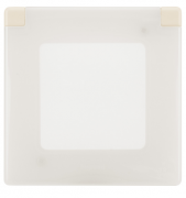 Legrand Inspiria Слоновая кость Рамка 1-ая с защитной крышкой IP 44