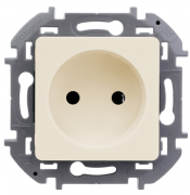 Legrand Inspiria Слоновая кость Розетка б/з, винтовые клеммы