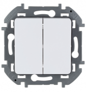 Legrand Inspiria Белый Выключатель 2-кл